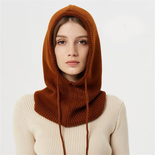 Winter Knit Beanie Hat – Soft Warm Unisex Cold Weather & Foldable Brim