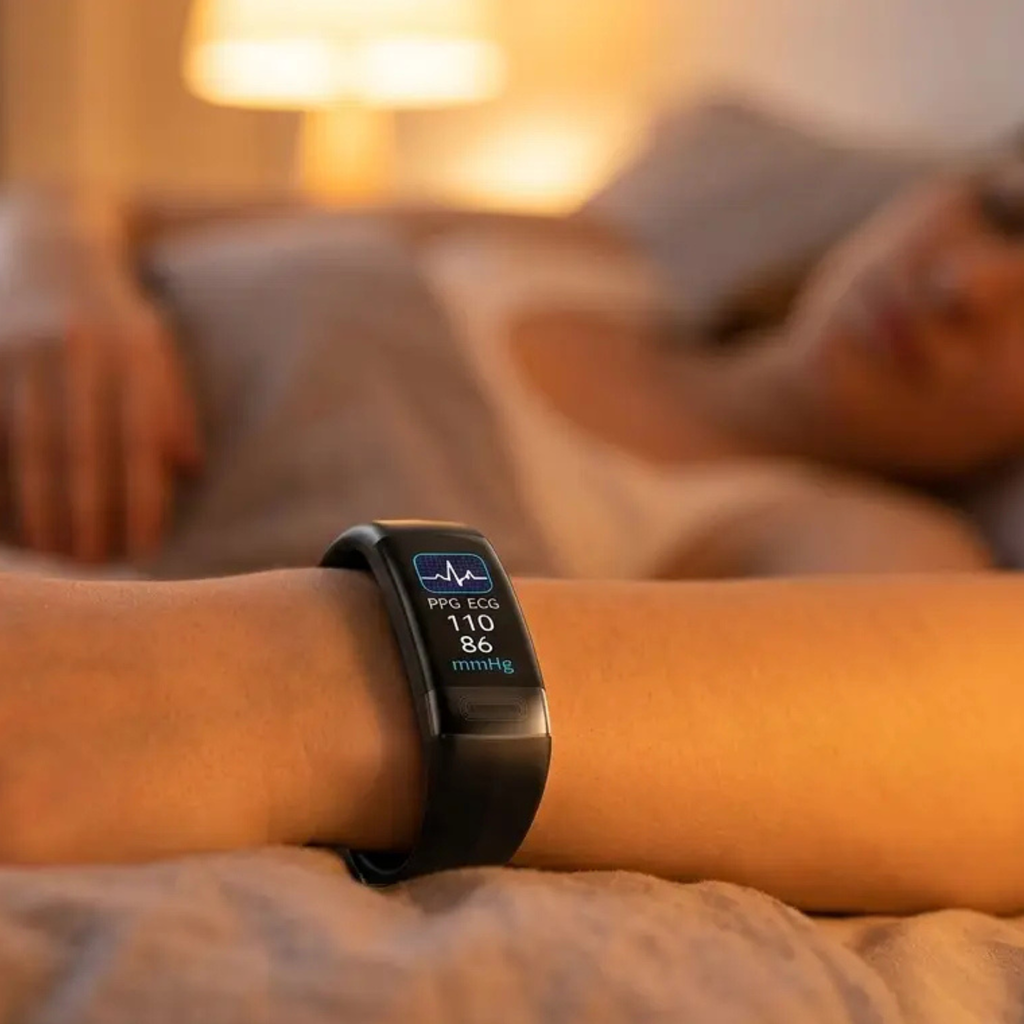 Smart Health Bracelet – Blood Pressure EKG SpO2 & Sleep Tracker FDA