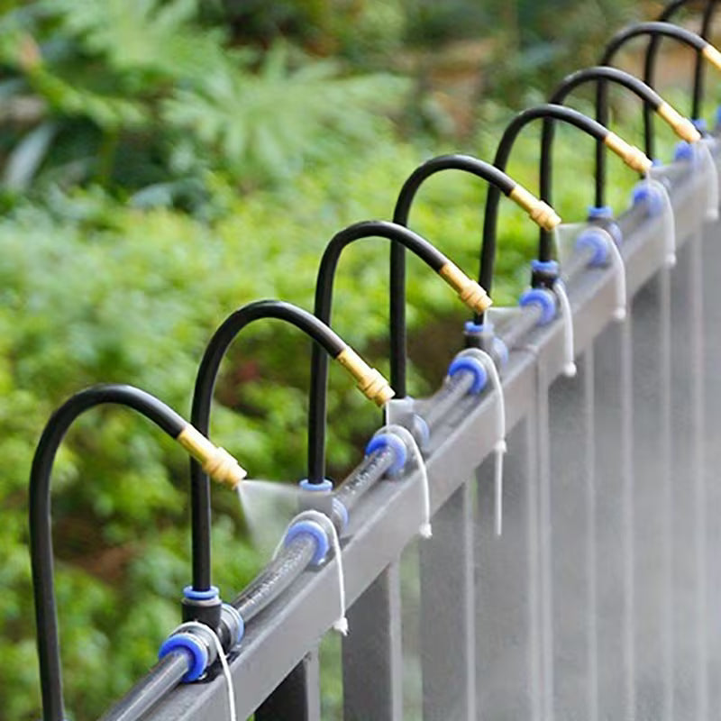 Garden & Balcony Irrigation System – 360° Spray Nozzles, Automatic & No Power Required