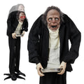 5ft Animated Halloween Figure with Candy Tray and Red LED Eyes