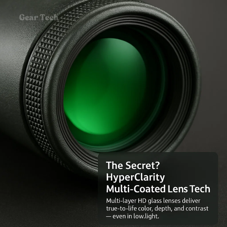 Ultra-Zoom Monocular – 600x HD Lens Compact Hiking & Birdwatching