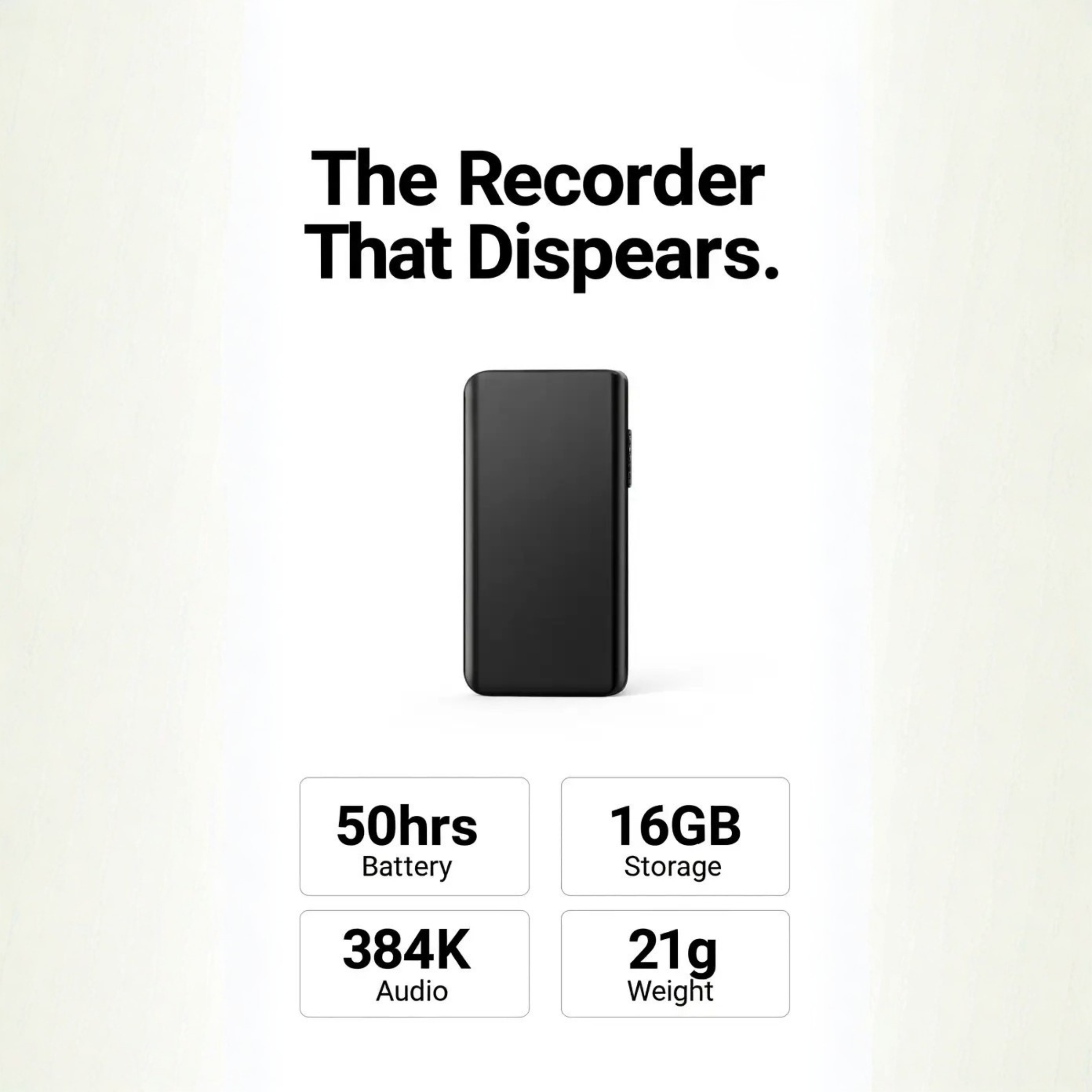 Miniature Voice Recorder – Discreet USB Audio Capture with Voice Activation