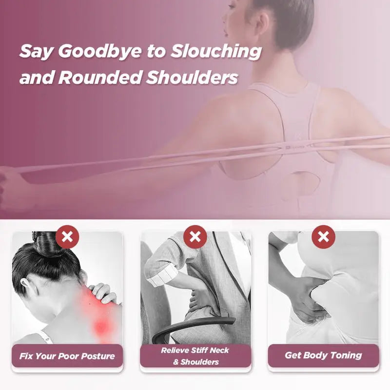 Figure-8 Resistance Band – Shoulder Back Posture Correction & Strength Training