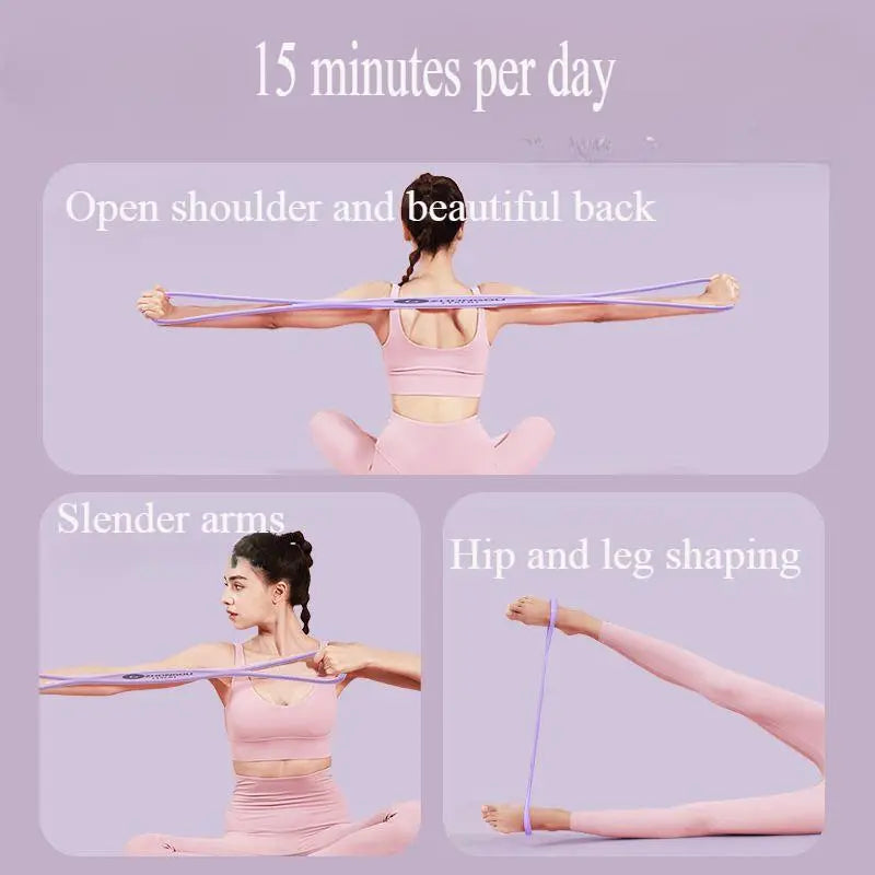 Figure-8 Resistance Band – Shoulder Back Posture Correction & Strength Training
