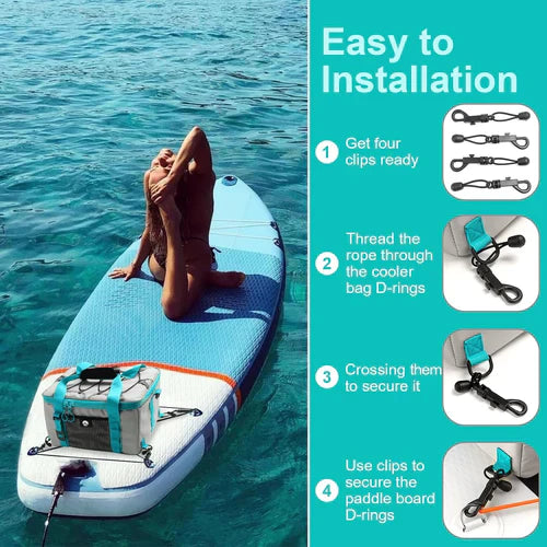 Adventure-Ready Paddleboard Cooler Deck Bag