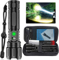 Super Bright 100,000 LM Rechargeable LED Tactical Flashlight - Ultra-High Lumens, Waterproof, Compact & Durable for Outdoor Adventures