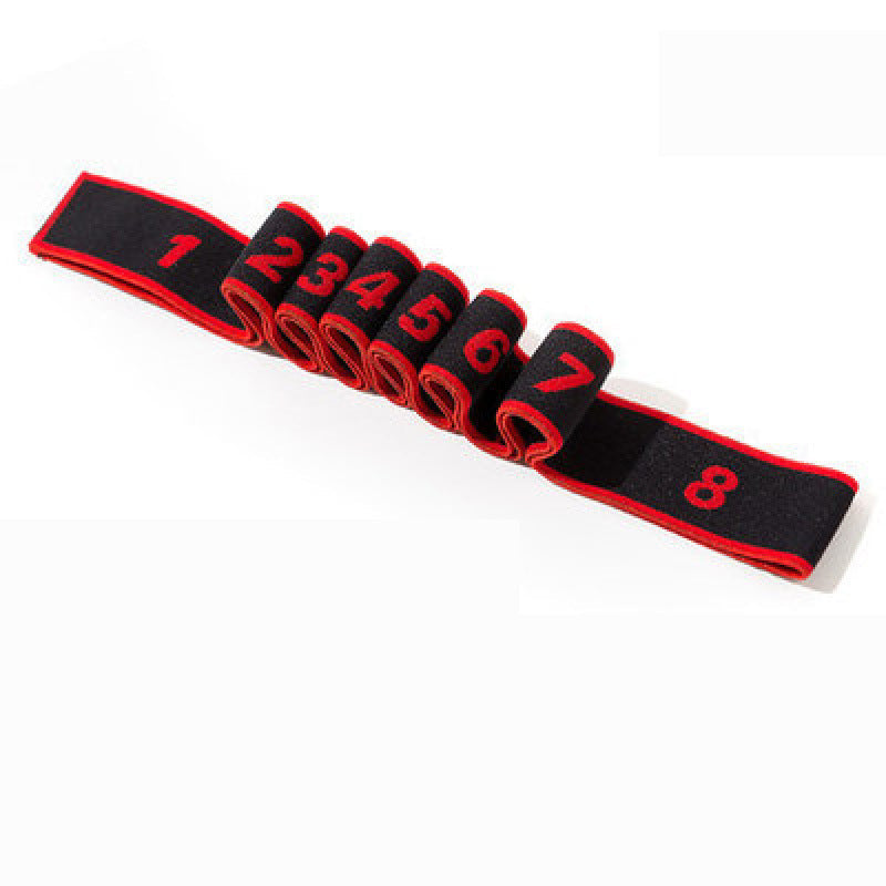 Adjustable Resistance Band – 8 Segments for Yoga &amp; Strength Training