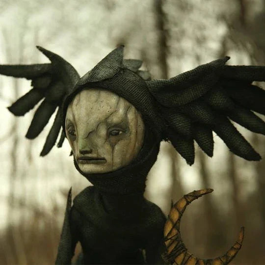 Creepy Witch Sculptures - Dark Art Halloween Decoration