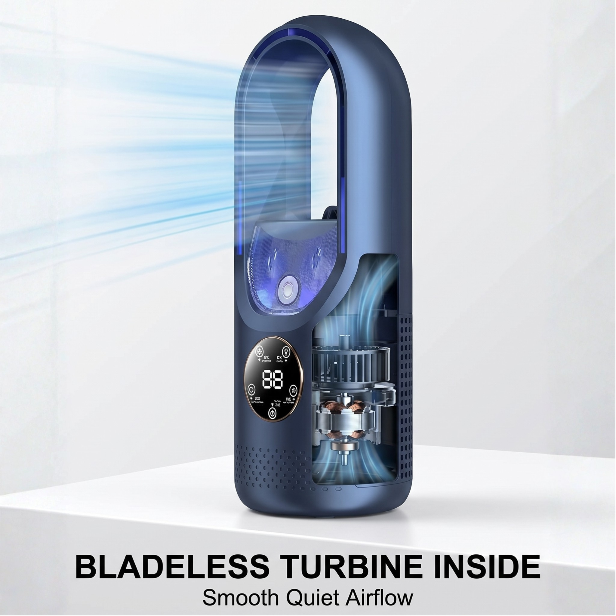 Silent Portable Air Conditioner – 2025 Blade-Free Home & Office Cooling