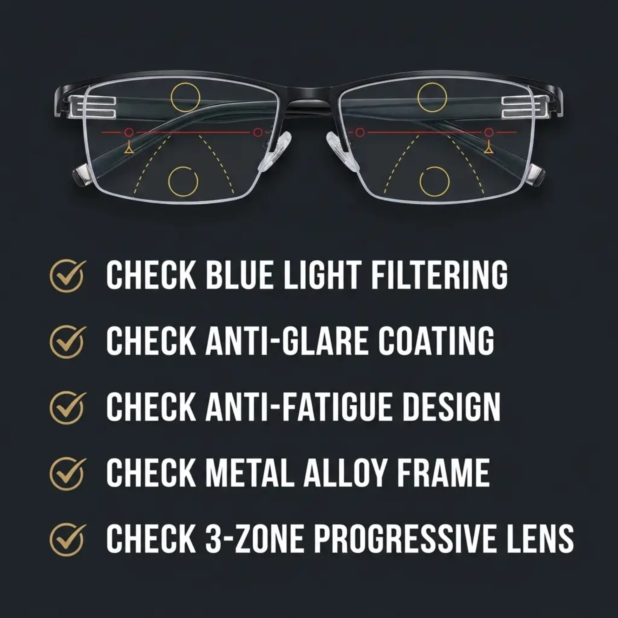 Progressive Glasses – German-Tech Clear Vision & Anti-Fatigue Lenses