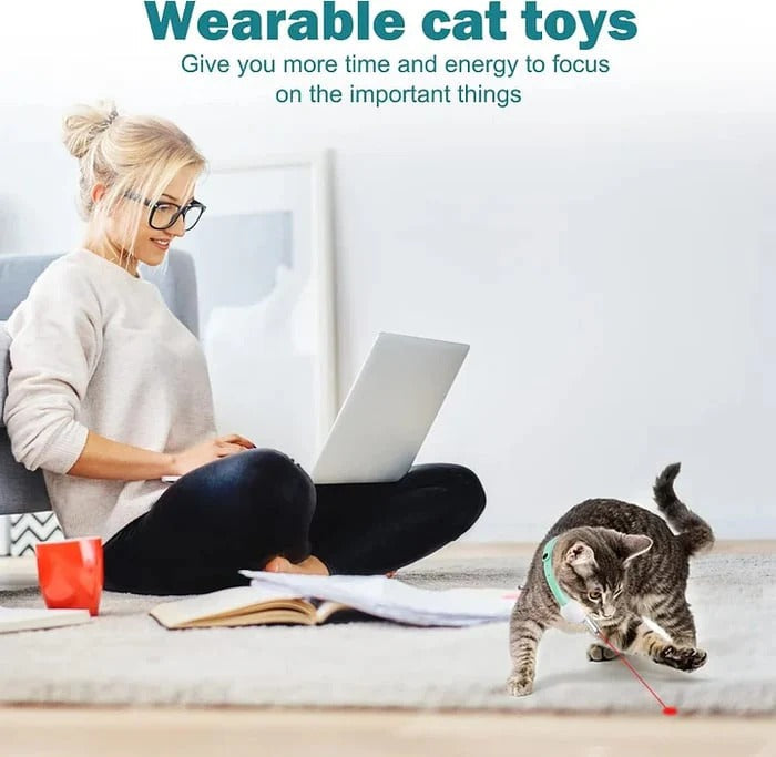 Laser Play Cat Collar – Automatic & Active Without Supervision