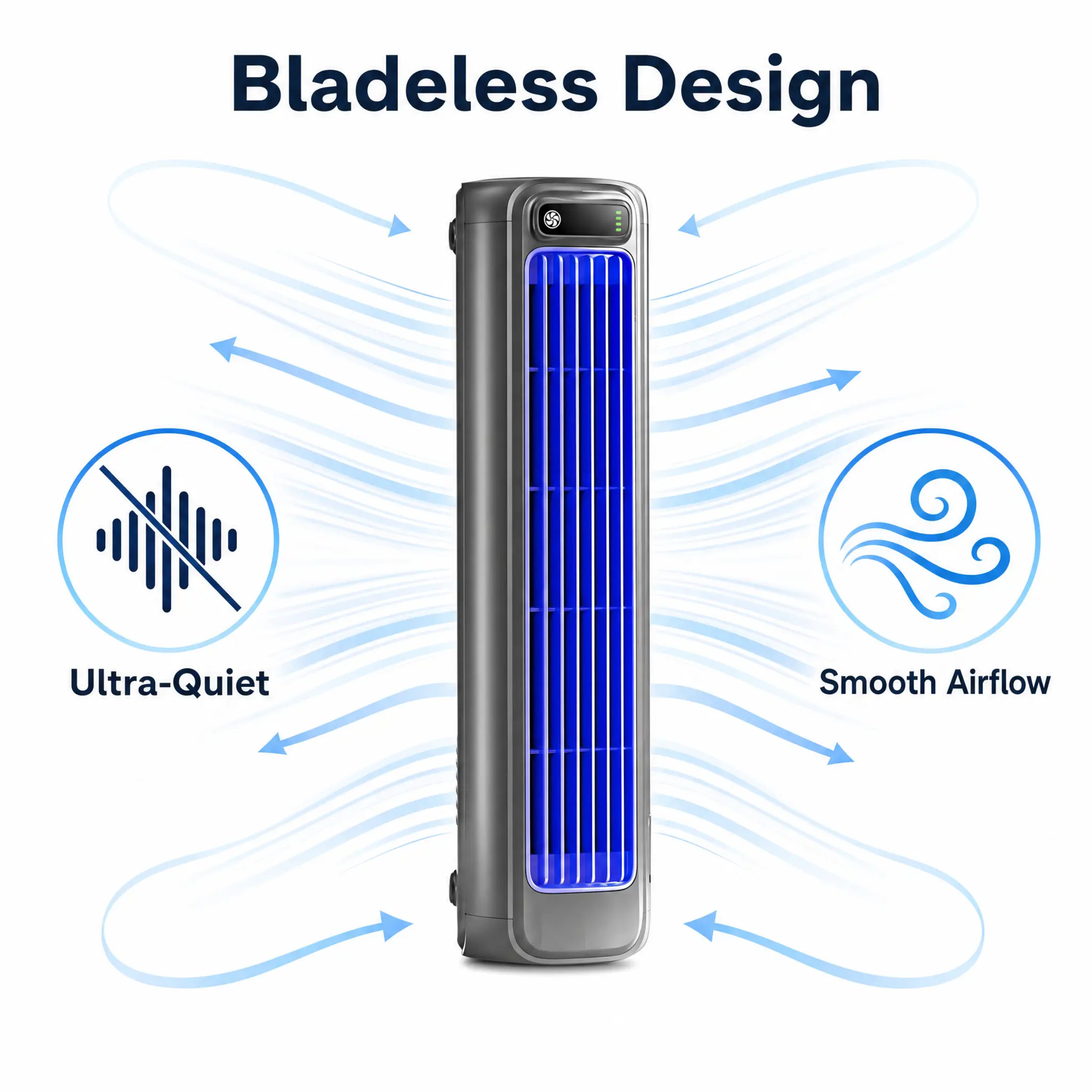 Portable Rechargeable Air Conditioner – 12-Hour Battery AirWave & Quiet