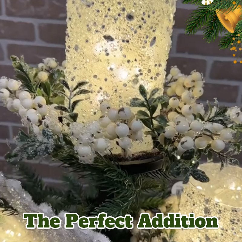 Christmas Tree Display Shelf – Wooden In-Tree Shelf for Ornaments and Villages