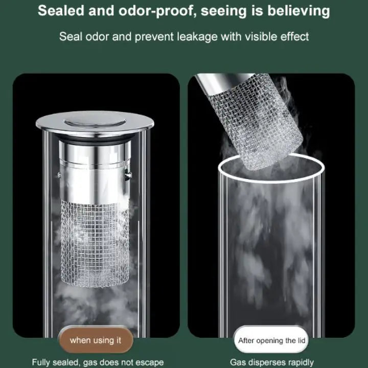 Drain Strainer with Pop-Up Function – Blockage Prevention, Easy Install & Stainless