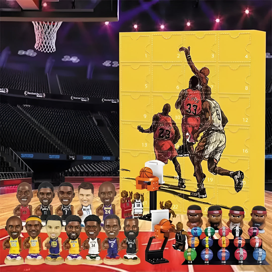 Basketball Advent Calendar – 24 Collectible Mini Figures