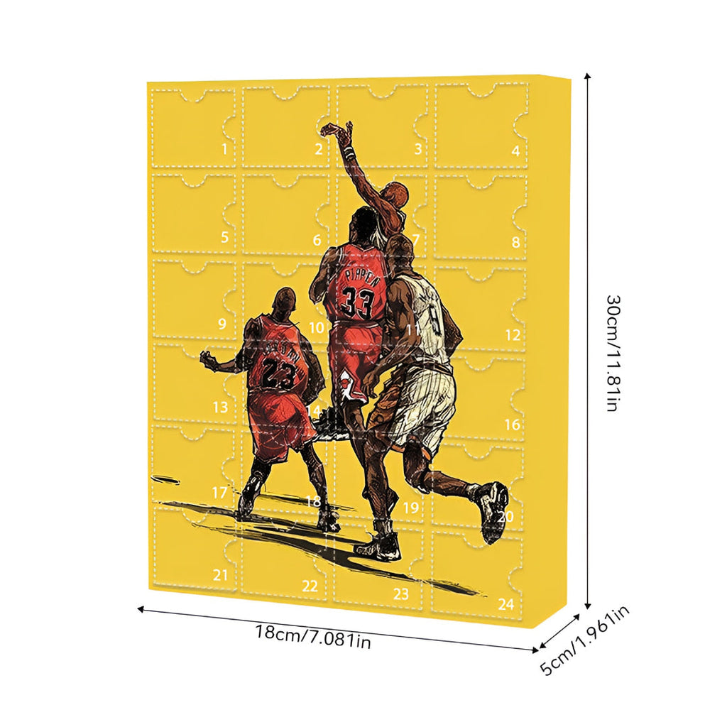 Basketball Advent Calendar – 24 Collectible Mini Figures