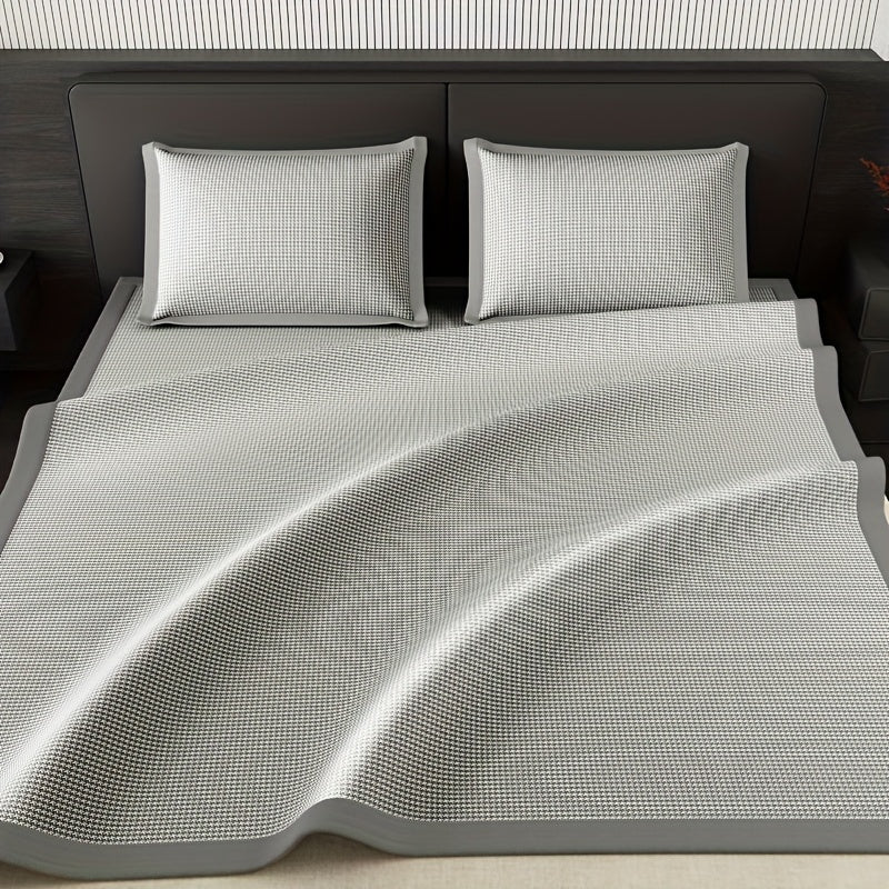Cooling Mattress Pad Set – Ice Silk Fiber, 5 Sizes & Machine Washable
