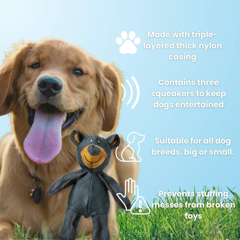 Durable Dog Chew Toy - Heavy-Duty Natural Rubber for Aggressive Chewers
