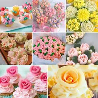 Flower Piping Nozzle Set – Effortless Cake Decoration, 12 Tip Shapes & Reusable