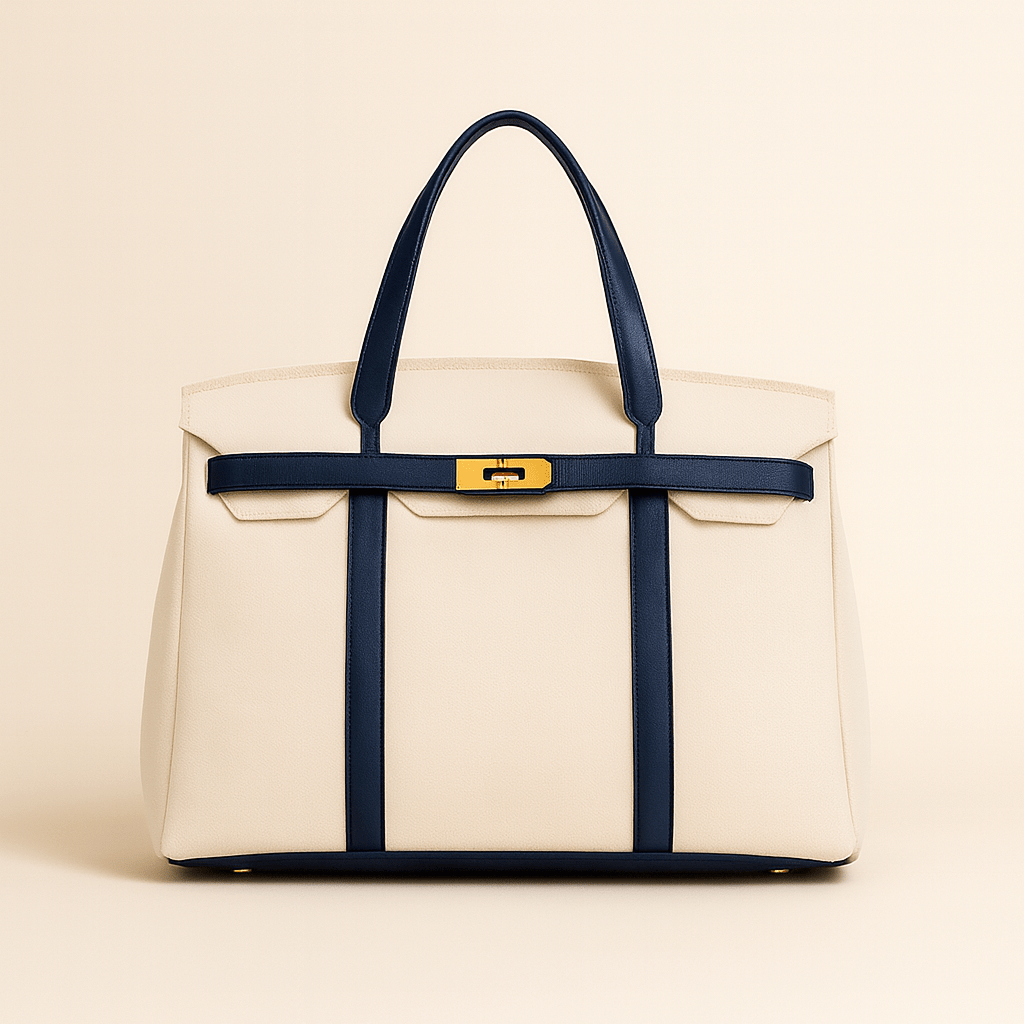 Premium Canvas Shopper Bag – Reinforced Steel Details Durable & Stylish