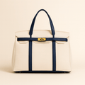 Premium Canvas Shopper Bag – Reinforced Steel Details Durable & Stylish