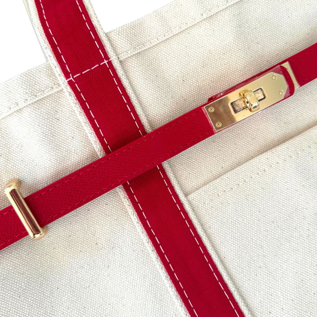 Premium Canvas Shopper Bag – Reinforced Steel Details Durable & Stylish