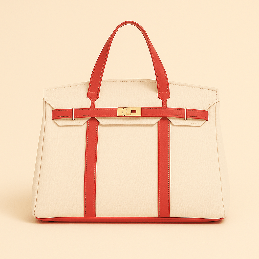 Premium Canvas Shopper Bag – Reinforced Steel Details Durable & Stylish