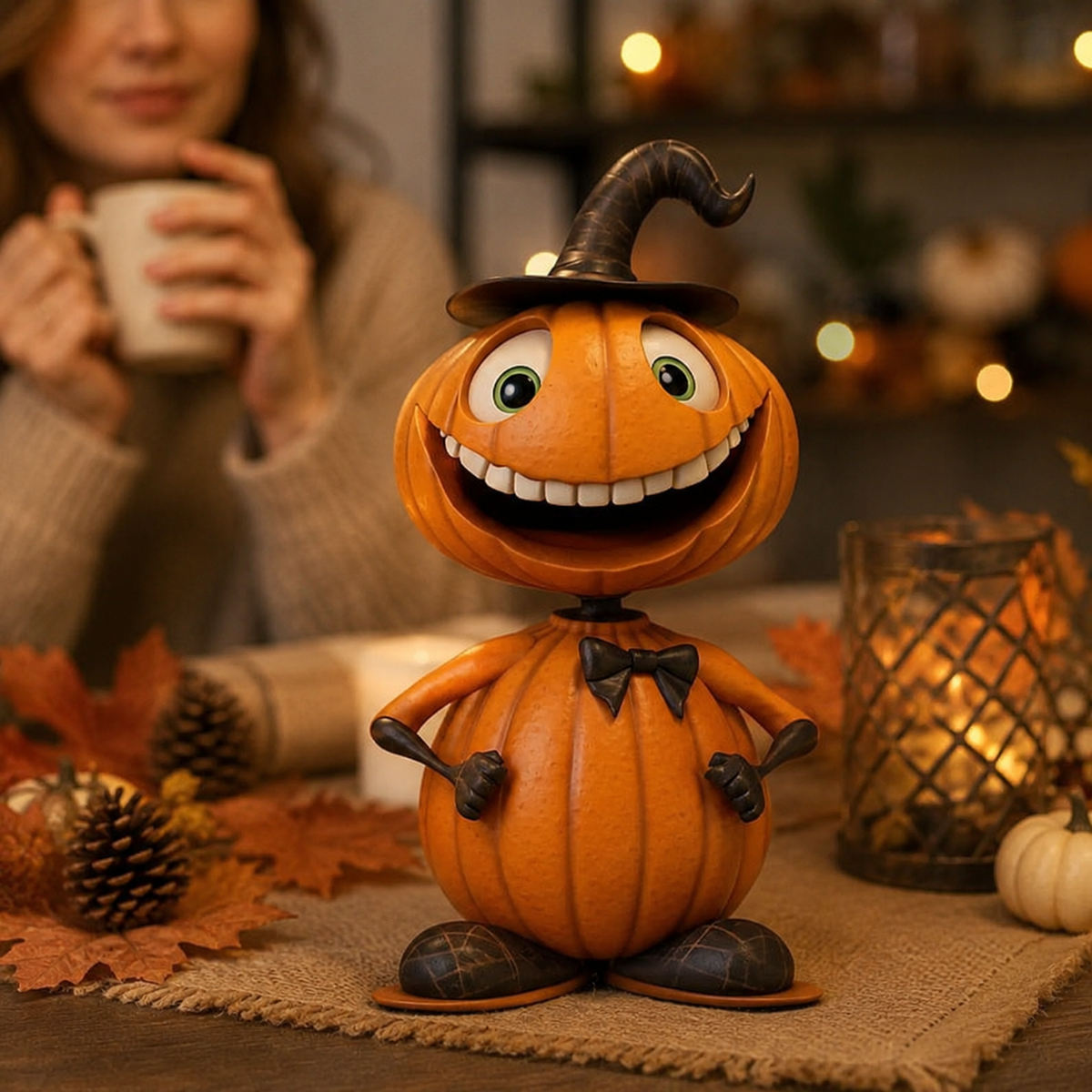 Halloween Pumpkin Figure for Garden and Home - Fall Decor