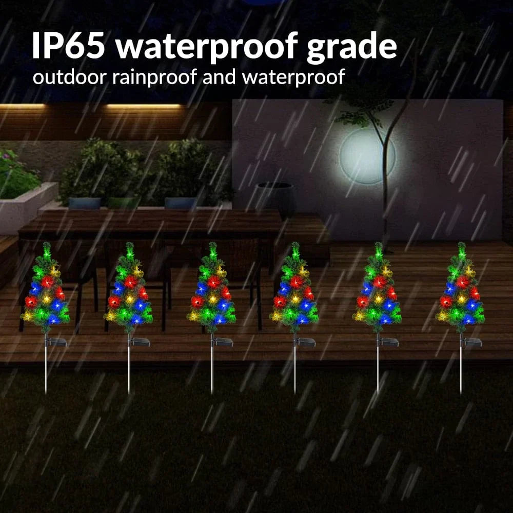 Solar Christmas Tree Garden Light – Outdoor LED Pathway Decoration