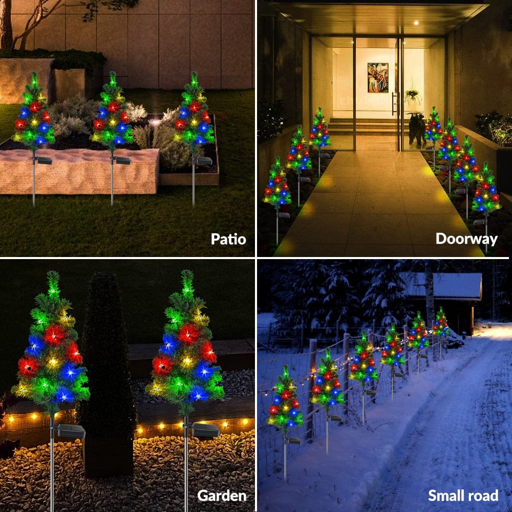Solar Christmas Tree Garden Light – Outdoor LED Pathway Decoration