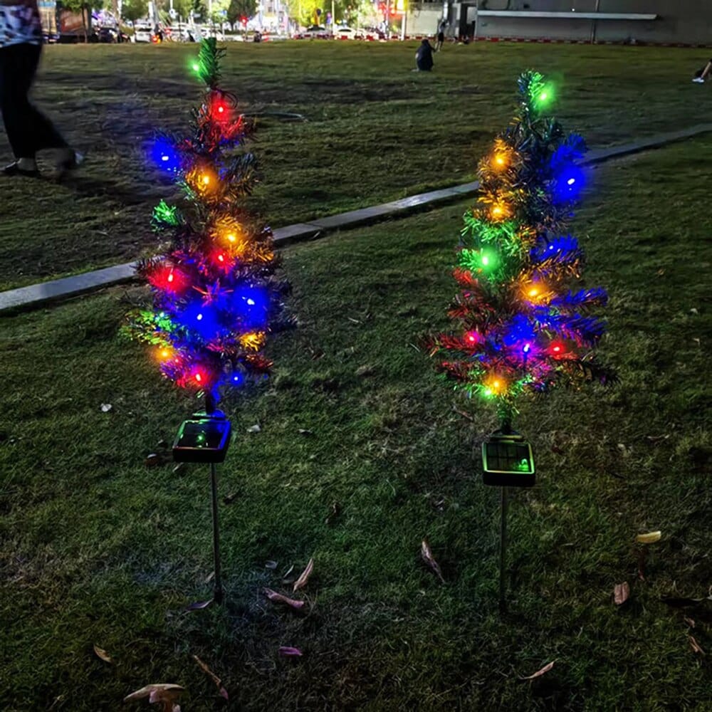 Solar Christmas Tree Garden Light – Outdoor LED Pathway Decoration