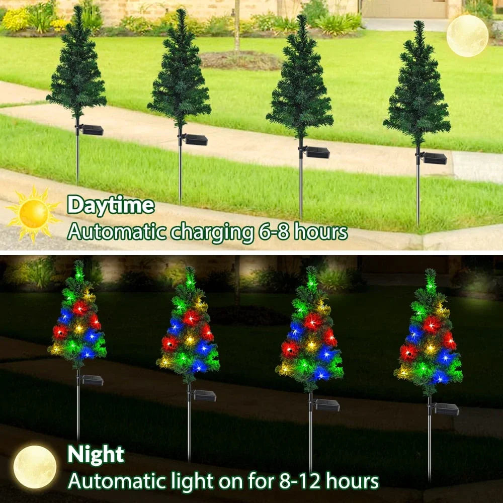 Solar Christmas Tree Garden Light – Outdoor LED Pathway Decoration