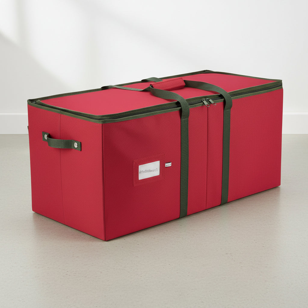 Christmas Ornament Storage Box with Dividers – 54 to 128 Ornaments