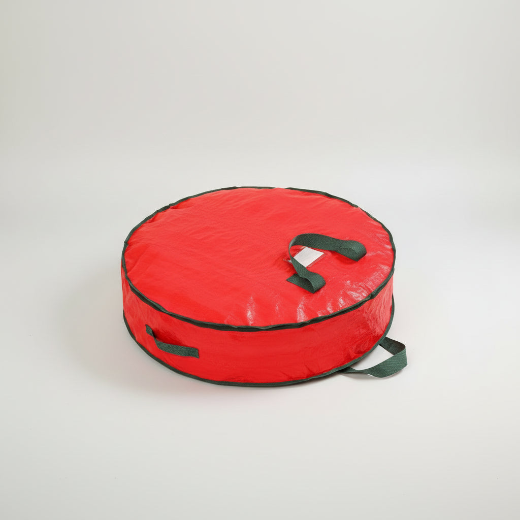 Christmas Ornament Storage Bag – Polyester Organizer with Dividers