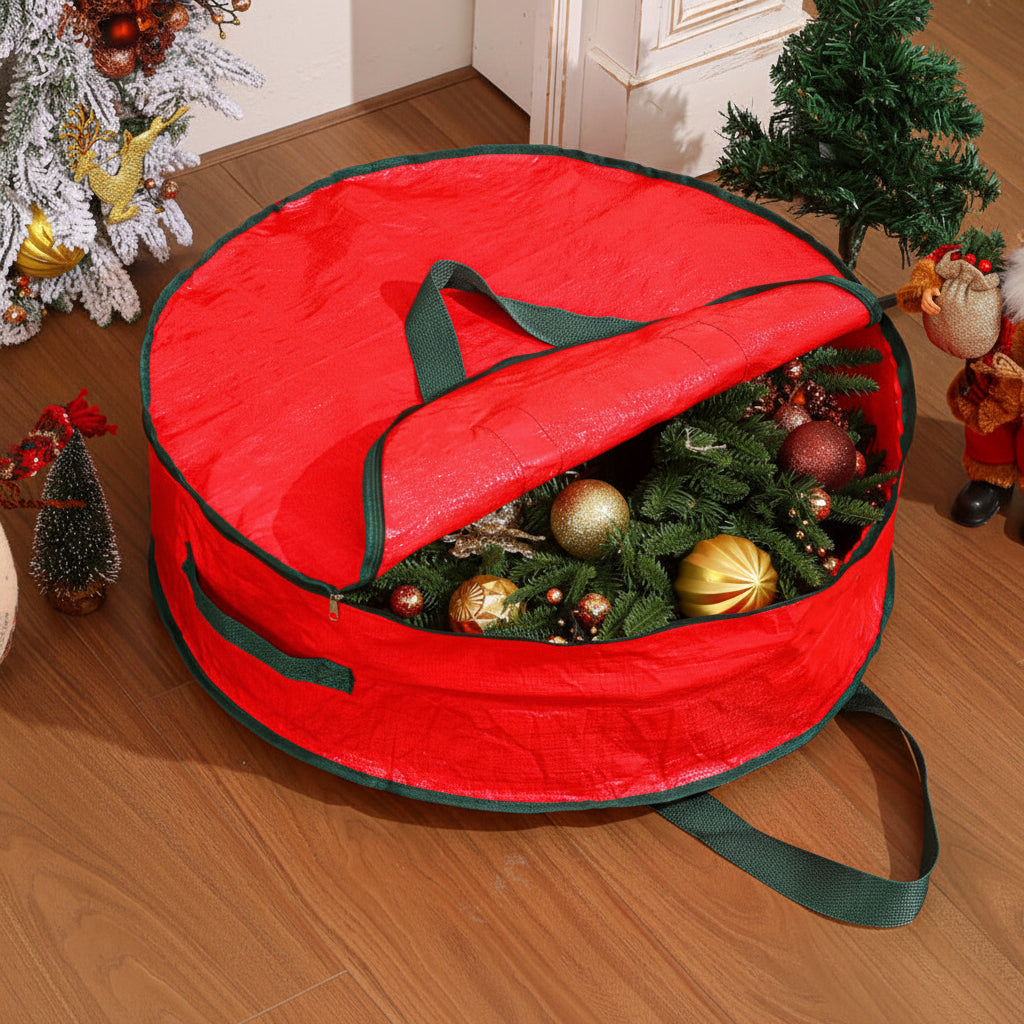 Christmas Ornament Storage Bag Polyester Organizer