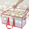 Large Zippered Christmas Ornament Storage Organizer