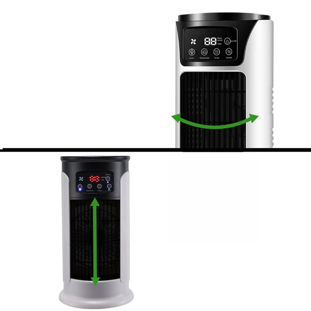 ZenWave EcoCool | Compact Portable Air Conditioner – Energy Efficient & Evaporative Cooling