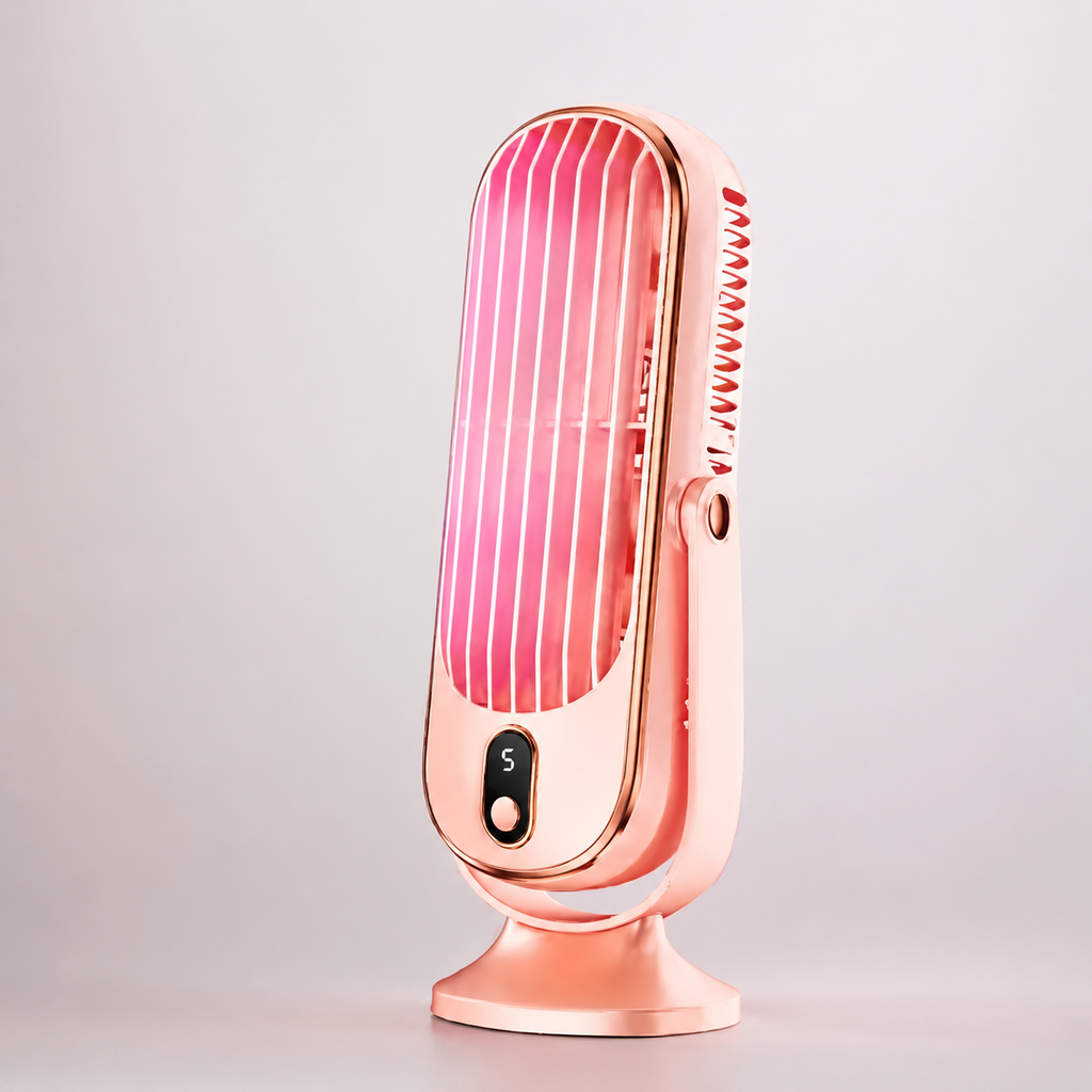 Battery-Operated Desktop Fan - USB Portable Cooling Fan for Home & Office