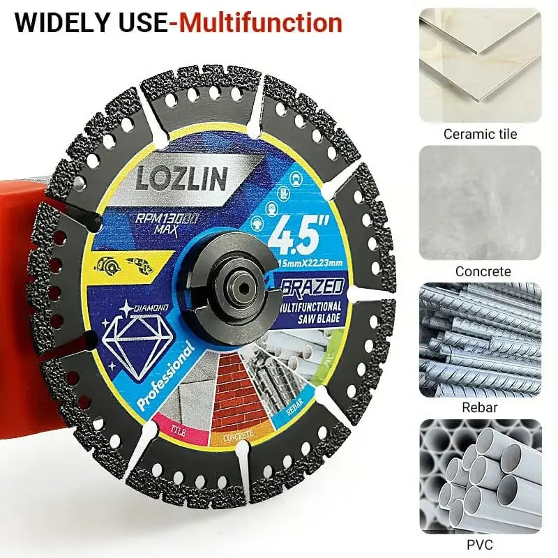 Diamond Saw Blade 115mm 2-Pack – For Tiles, Concrete &amp; Steel