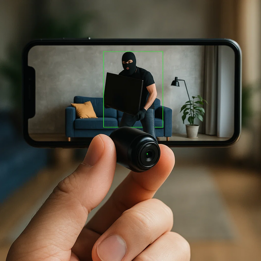 Mini Wireless Hidden Camera – HD Audio Surveillance for Home Security