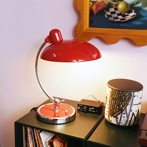Adjustable Vintage Iron Dome Desk Lamp