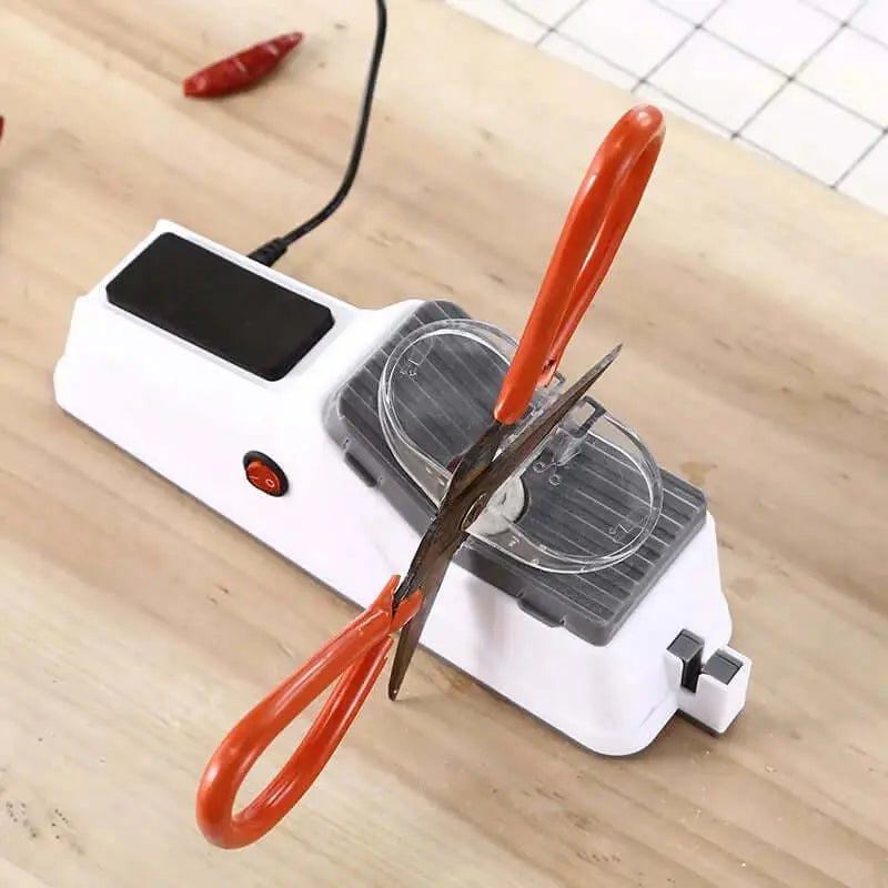 Electric Knife Sharpener - Razor-Sharp Blades in Seconds, Safe & Easy
