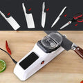 Electric Knife Sharpener - Razor-Sharp Blades in Seconds, Safe & Easy