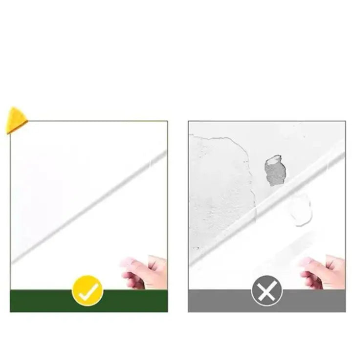 Electrostatic Wall Stickers – Transparent Cling & Reusable No-Glue Decals