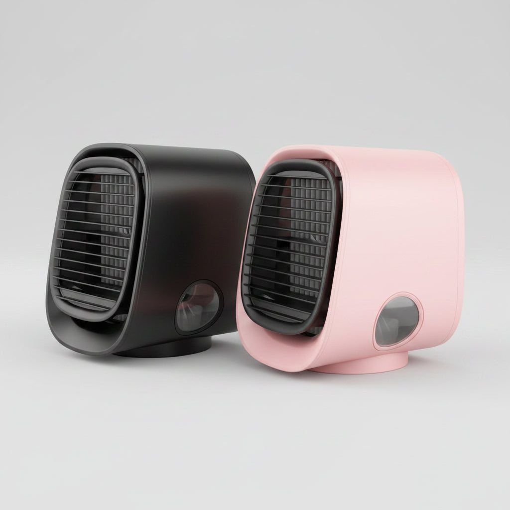 Electric Evaporative Cooler Fan - Personal Air Cooling for Room & Desk Use