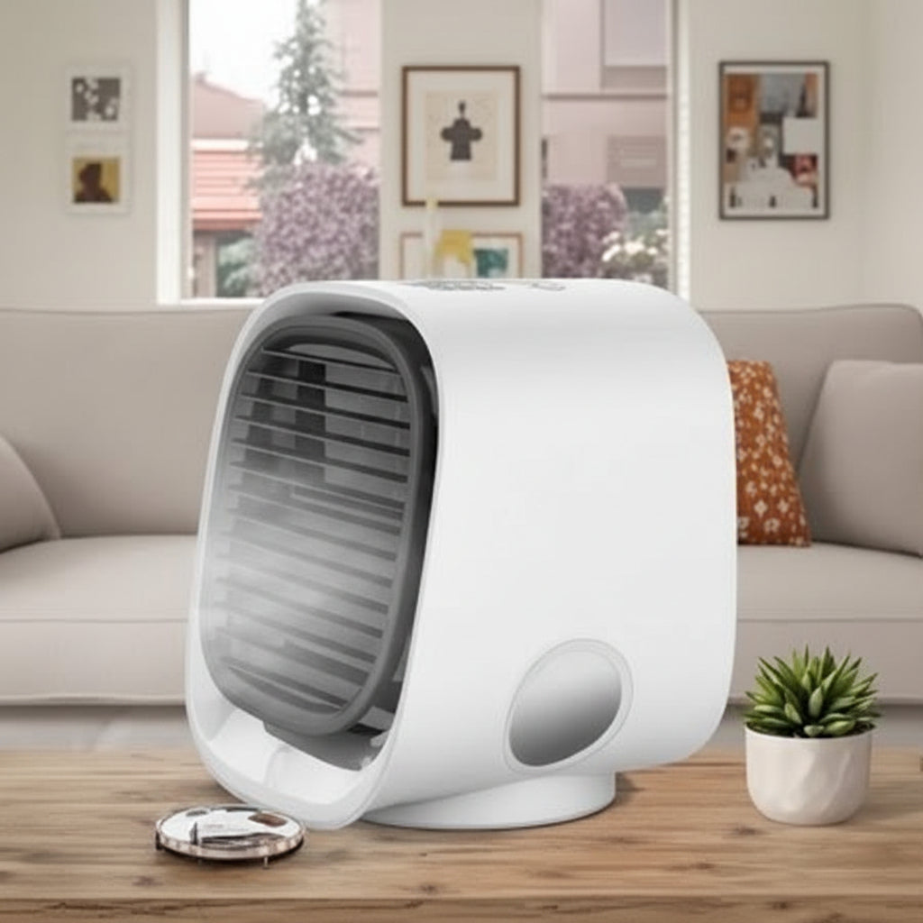 Electric Evaporative Cooler Fan - Personal Air Cooling for Room & Desk Use