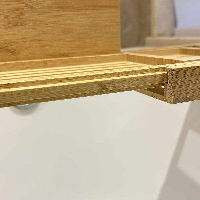 Bamboo Bathtub Tray - For Ultimate Relaxation