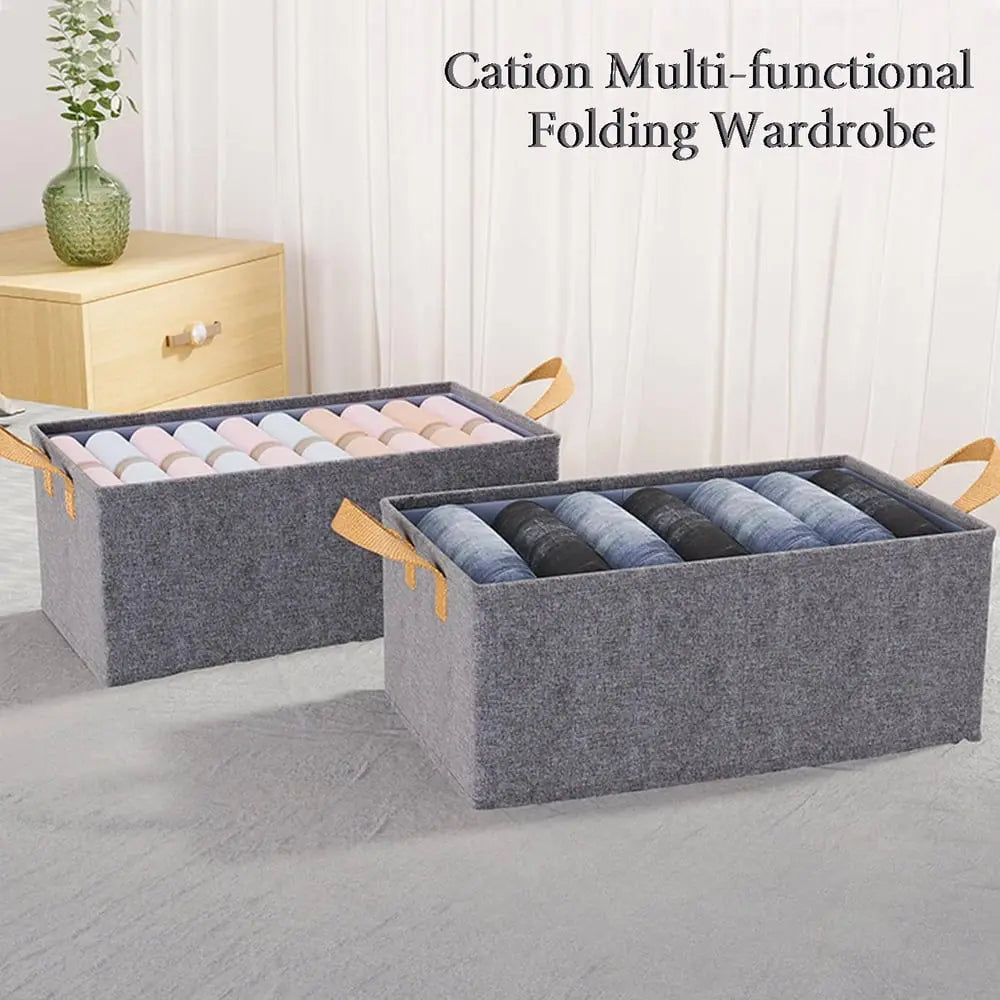 Foldable Wardrobe - High Load Capacity, Breathable & Moisture-Resistant Cover