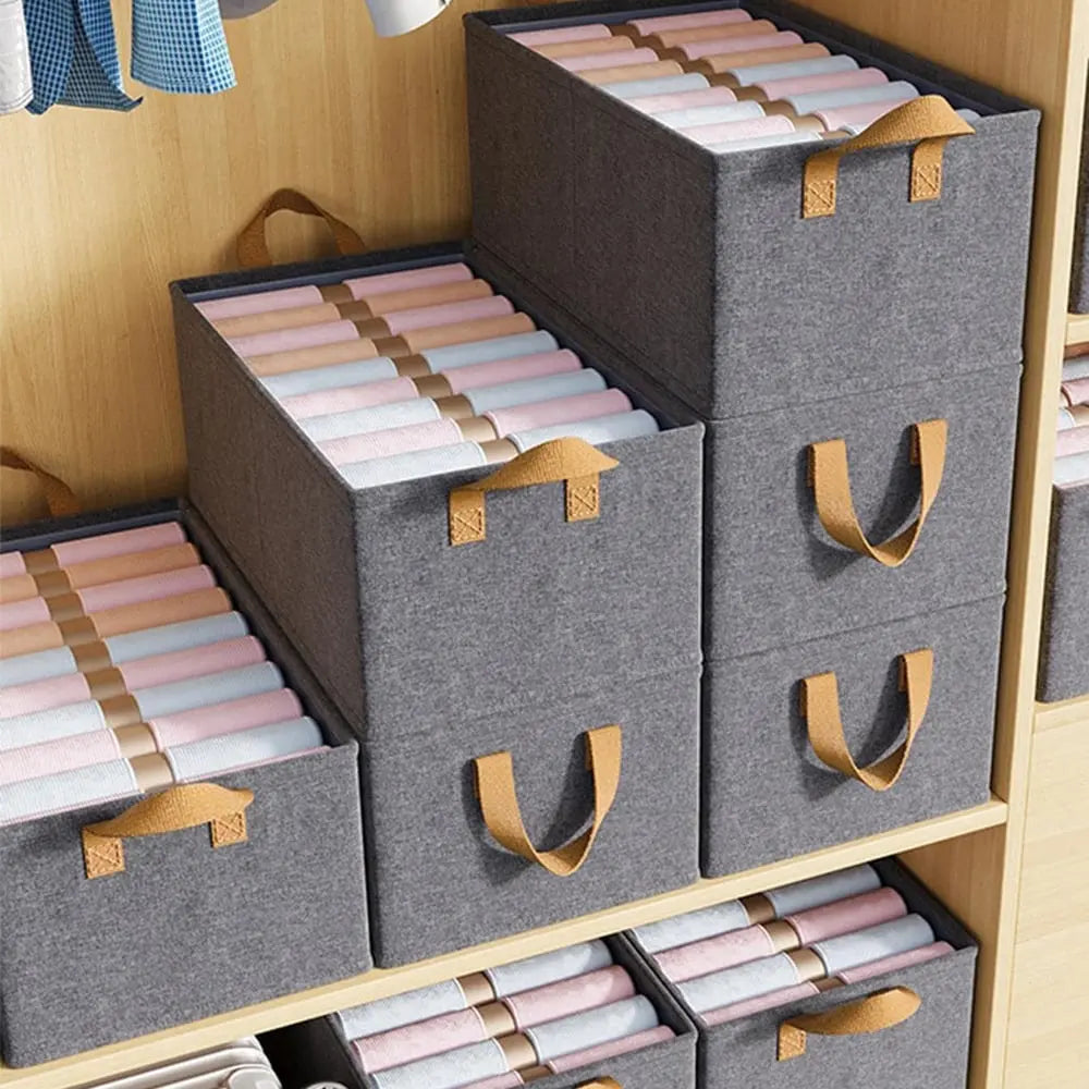 Foldable Wardrobe - High Load Capacity, Breathable & Moisture-Resistant Cover