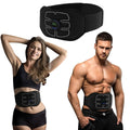 EMS Abdominal Belt - 6 Training Modes, USB Rechargeable Muscle Stimulator